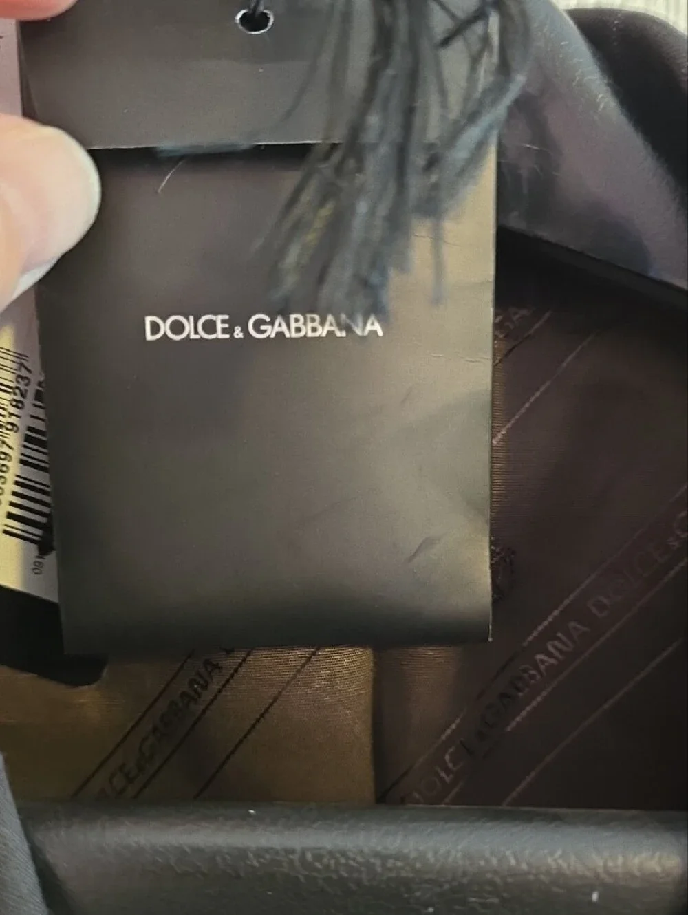 Dolce‎ & Gabbana Black Pinstripe Suit Jacket
